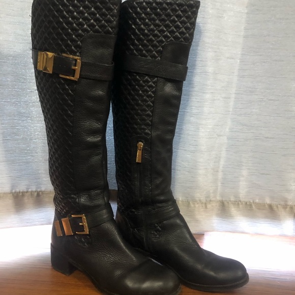Vince Camuto Faris Quilted Riding Boot 